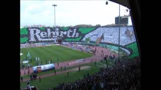 Raja Tifo Fail - Derby 119 : لحظة سقوط تيفو الرجاء