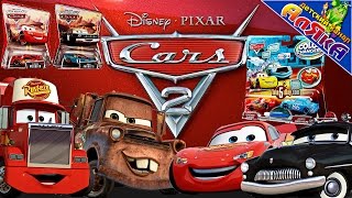 Машинки - ИГРУШКИ из мультика ТАЧКИ (Cars 2) : РАСПАКОВКА -TOYS Disney Cars 2