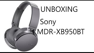 Unboxing Sony MDR XB950BT - Português
