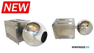 ?Автоматическая машинка для производства шариков и бойлов BR-10 Minipress.ru