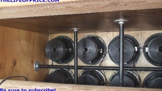 2 DC AUDIO 3500S ON 12 SUNDOWN SA 10S IN BIGPIMPIN91S TRUCK @ SLAMOLOGY 2013 VID 18