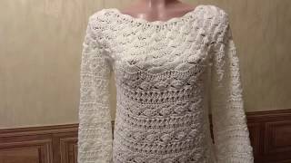 Туника крючком с простым и эффектным рисунком