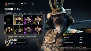 For Honor Kensei MAX LEVEL balance build BEST EPIC GEAR!!