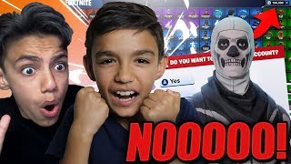 Little Kid Threatens To Delete My Fortnite Account!(GONE WRONG)
