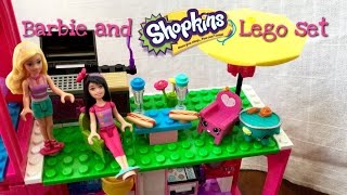 barbie mega blocks and shopkins Lego friends kinstructions toy unboxing