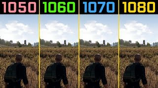 PUBG GTX 1050 Ti vs. GTX 1060 vs. GTX 1070 vs. GTX 1080