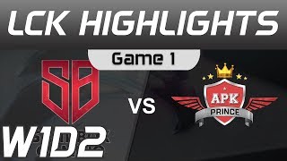 SB vs APK Highlights Game 1 LCK Spring 2020 W1D2 SANDBOX Gaming vs APK Prince LCK Highlights 2020 by