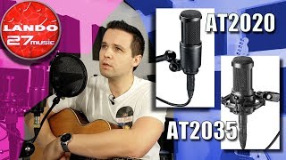 Audio Technica AT-2020 vs AT-2035 - Condenser Microphone Shootout