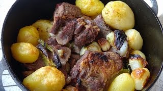 Мясо "из под сача": черногорское блюдо. Свинина на углях. Что приготовить на даче.