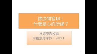 內觀禪林114：佛法問答14-什麼是心的所緣？