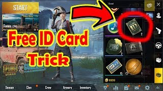 How To Get Free ID Card In PUBG Mobile. No UC Buy. Free ID Card Trick In PUBG.