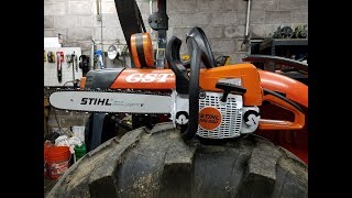 My new saw Stihl MS250