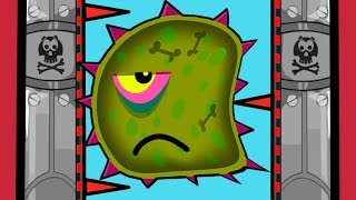 Суровый ЛИЗУН ГЛАЗАСТИК съедает все НА ЛУНЕ #2! Игра Tales from Space Mutant Blobs Attack