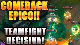 EL COMEBACK MAS EPICO! INICIACIONES DECISIVAS! SOY UN HEROE! gameplay   lol   eldelabarrapan