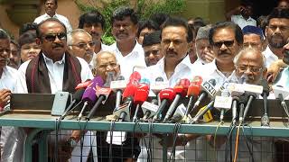 தமிழக அரசு செயல் இழந்து விட்டது M.K Stalin குற்றச்சாட்டு | Sterlite Issues | DMK | Press Meet
