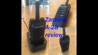 Zastone A-28 UHF Radio Review