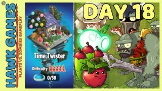 Plants vs Zombies 2 Time Twister World Day 18 [Last Stand]