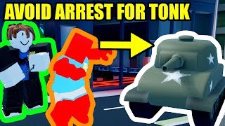 LAST to GET ARRESTED WINS the TONK | Roblox Jailbreak