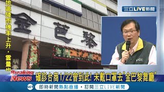 #三立最新 武漢肺炎確診台商 1/22曾未戴口罩去高雄苓雅區"金巴黎舞廳" 疾管署籲當日進出該處者有發燒速打1922｜記者 許信欽｜【LIVE大現場】20200125｜三立新聞台