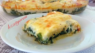 Ispanağı Bu Şekilde Yapın Kapış Kapış Bitecek‼️Ispanaklı Beşamel Soslu Fırında Patates??
