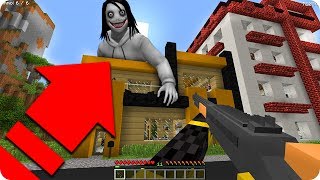 APARECE UN JEFF THE KILLER MUTANTE GIGANTE EN MI CASA EN MINECRAFT ?