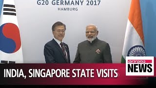 President Moon Jae-in to make state visits to India and Singapore