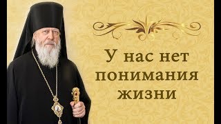 У нас нет понимания жизни