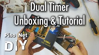 Pisonet DIY: Dual Timer Unboxing and Tutorial [Tagalog]