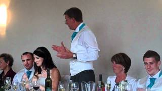Don't you think my little girl looks stunning Father of the bride speech, Sarah and Kevin's wedding, Friday, 13 May 2011