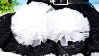 ПЫШНЫЙ Бант на 1 СЕНТЯБРЯ  из Фатина ♥ Лакси