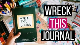 Wreck This Journal // УНИЧТОЖЬ МЕНЯ // ИДЕИ И ПРОЦЕСС ОФОРМЛЕНИЯ WTJ #12