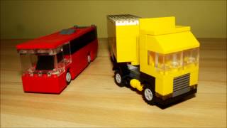 Lego System - Truck and Bus (Microscale)
