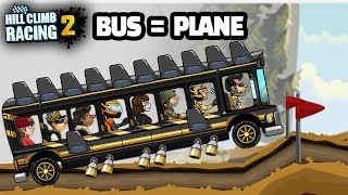 HILL CLIMB RACING 2 BUS ? = PLANE ✈️