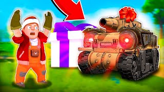 ТАНК В ПОДАРОК ГЛЮКУ в Scrap Mechanic!!!