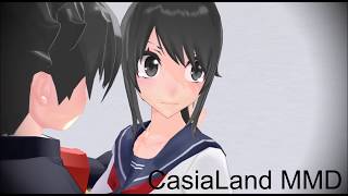 【MMD】 - Yandere Simulator - Ayano X Budo Kiss