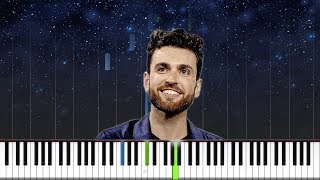 Duncan Laurence - Arcade (Eurovision 2019) - EASY PIANO TUTORIAL