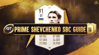 FIFA 19 Prime Andriy Shevchenko SBC Guide - 91 Rated, 900k Spend & 420k Worth of Packs