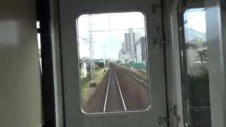 Nankai Koya Lines Express Train from Namba to Kawachinagano in Osaka, Japan 南海高野線 急行 難波から河内長野 大阪(日本)