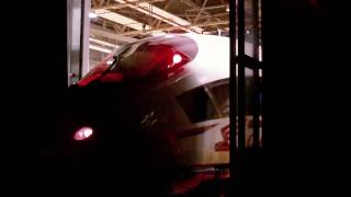 Velaro RUS ("Сапсан") заходит в депо ночью