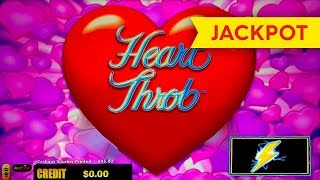 JACKPOT HANDPAY! Lightning Link Heart Throb Slot - $25 Max Bet!