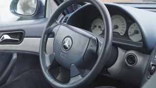 Как снять руль на Mercedes-Benz CLK w208 и W210? How to remove the steering wheel?