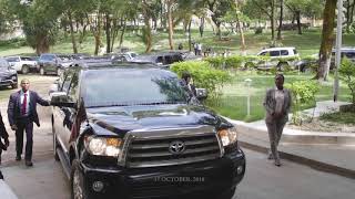 Prof. Yemi Osinbajo Meets with the President of Liberia, H.E George Weah