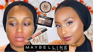 DRUGSTORE One Brand Makeup Tutorial - MAYBELLINE | Aysha Abdul