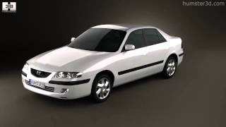 Mazda 626 (GF) sedan 1998 by 3D model store Humster3D.com