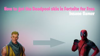 How to get the Custom Deadpool Skin free in Fortnite