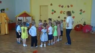"Игра с зонтиком". Д/с № 42 "Пингвинчик", средняя группа,  г. Верхняя Салда.