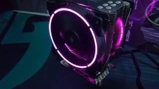 Распаковка и обзор Башенного кулер PCCOOLER GI-R68X CORONA RGB