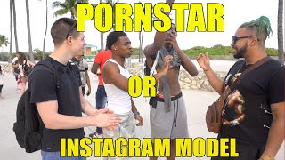 PORNSTAR OR INSTAGRAM MODEL PUBLIC INTERVIEW