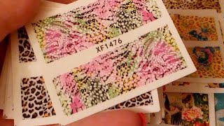 Посылки из Китая # 82 (Aliexpress) - Наклейки для ногтей