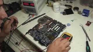 Toshiba Satellite A210 Compal IALAA LA-3631P поиск КЗ